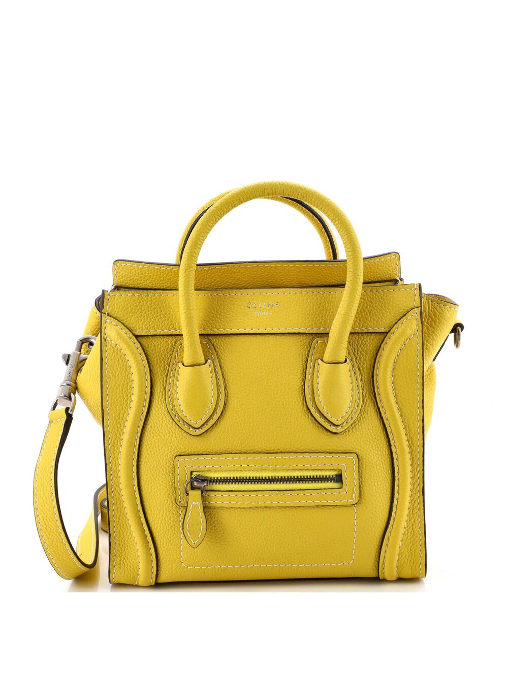 Celine Luggage Bag Grainy Leather Nano #260580C14B